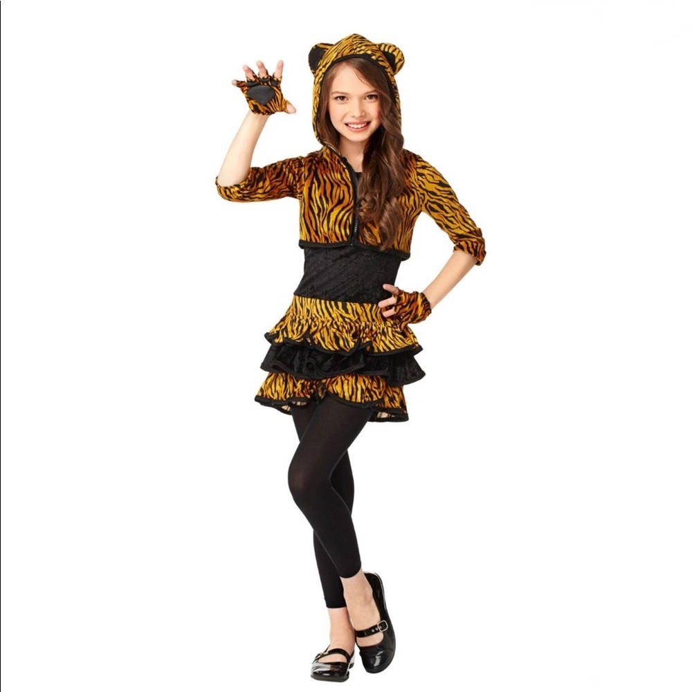 🆕 Tigress Hoodie Girl Costume, Small 4-6